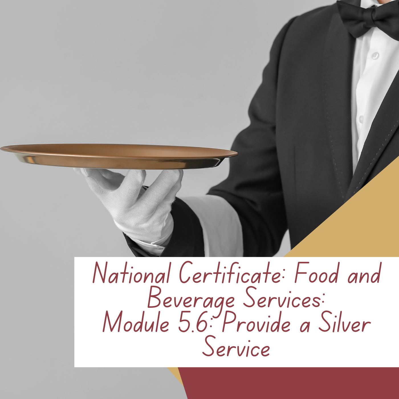 National Certificate: Food and Beverage Services: module 5.6: Provide a Silver Service