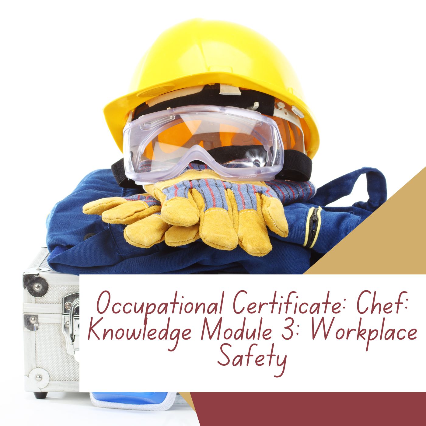Occupational Certificate: Chef: Knowledge Module 3: Workplace Safety